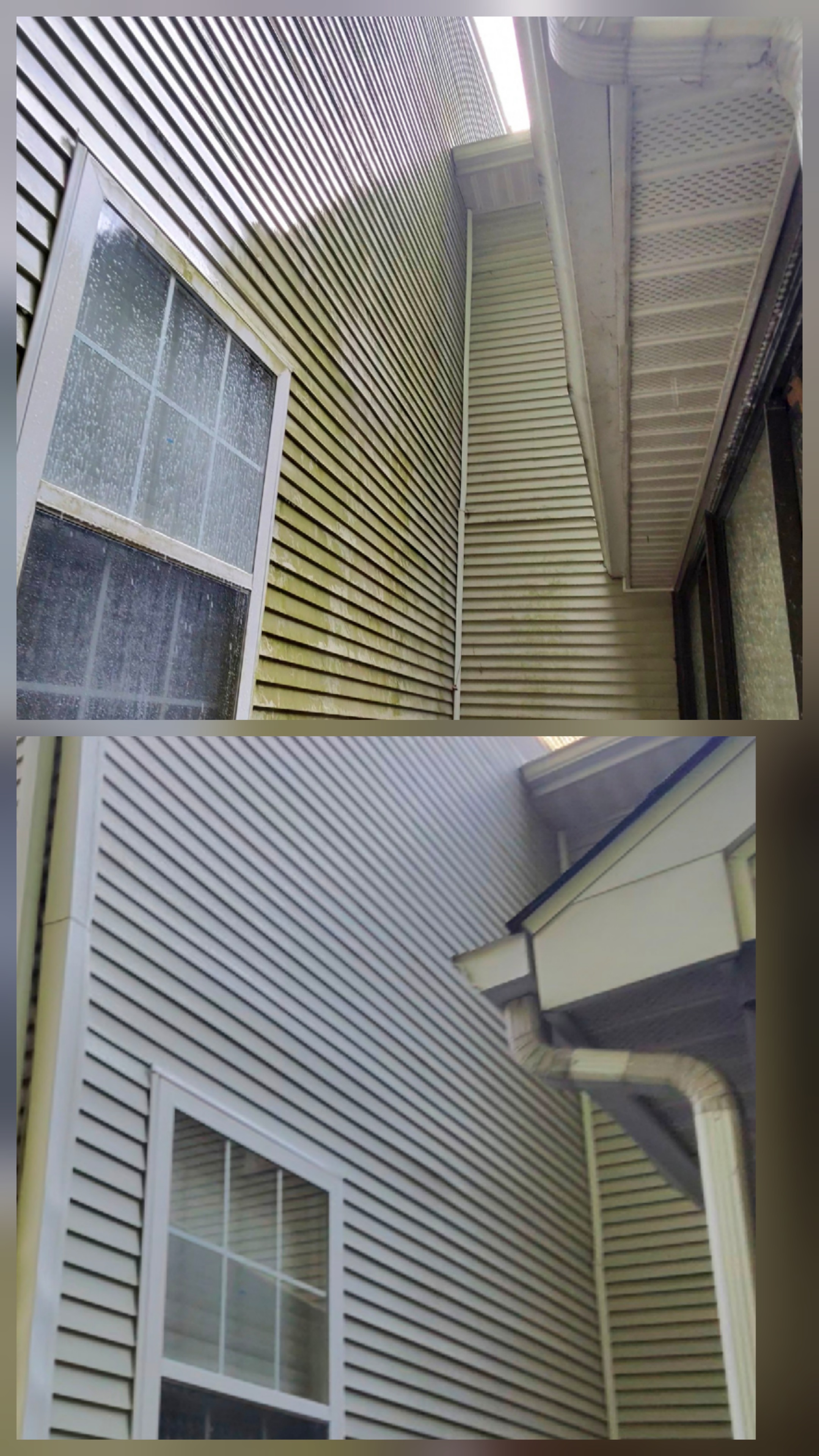 Siding soft wash